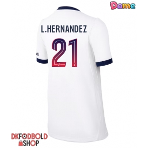 Paris Saint-Germain Lucas Hernandez #21 Udebanetrøje Dame 2026-27 Kort ærmer Paris Saint-Germain Lucas Hernandez #21 Udebanetrøje Dame 2026-27 Kort ærmer